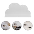 thumbnail image 3 of 1pc Punch Free Wooden Cloud Shape Baffle Shelf Floating Shelf for Home (White), 3 of 8