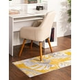thumbnail image 3 of Rugs.com Blossom Collection Rug – 6 Ft Runner Yellow Medium Rug Perfect For Hallways, Entryways, 3 of 8