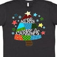 thumbnail image 4 of Inktastic Merry Christmas Patchwork Quilting Tree T-Shirt, 4 of 5