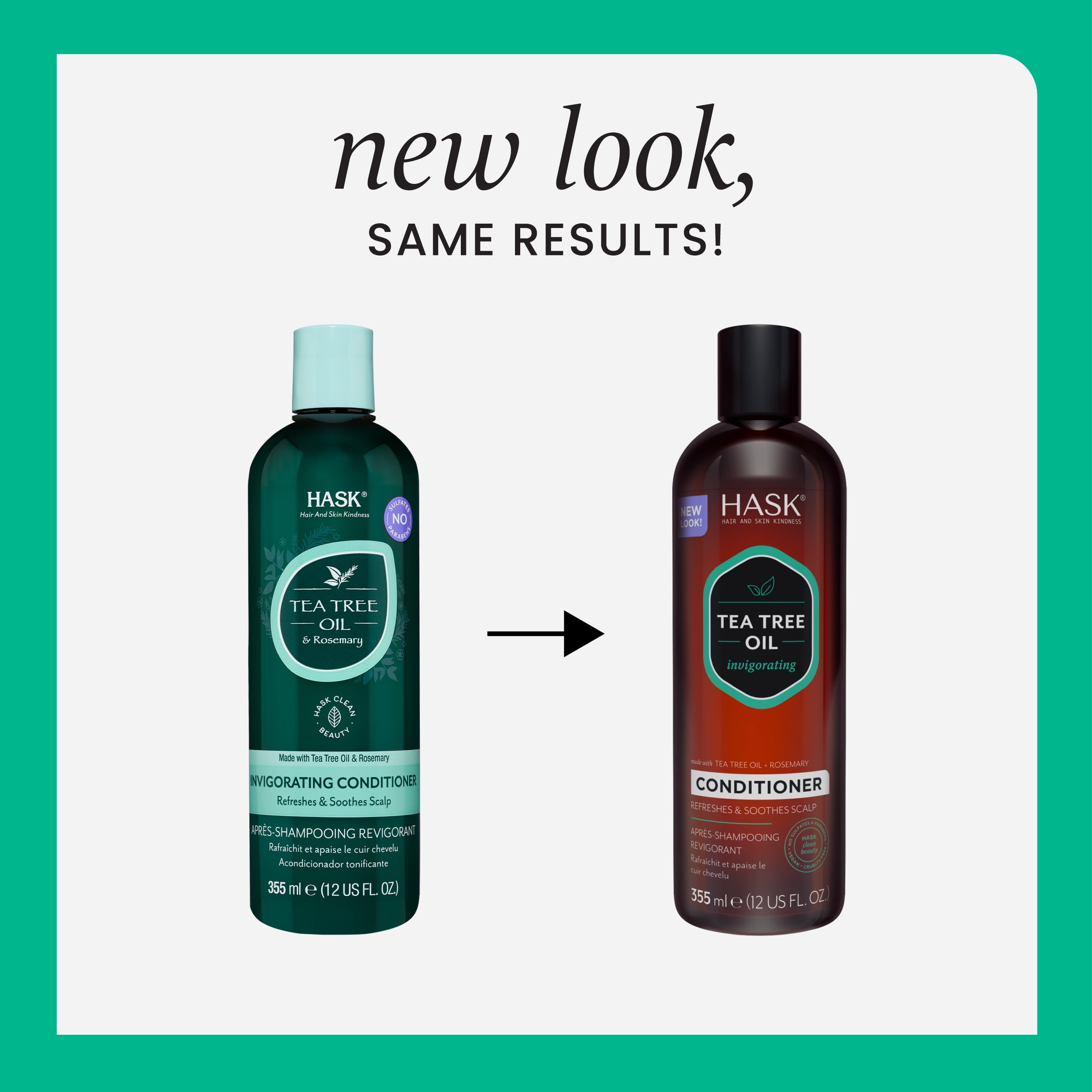 HASK Tea Tree Oil & Rosemary Invigorating Conditioner (12oz) HASK Tea Tree Oil & Rosemary Invigorating Conditioner (12oz)