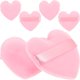 thumbnail image 1 of 6 uds. Soplo de maquillaje en forma de corazón, pequeños soplos de polvo para mujer, soplo de maquillaje en polvo para polvo facial, 1 of 4