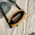 thumbnail image 4 of zttd women pure color casual tote outdoor bag canvas handbag zipper shoulder bag a, 4 of 9