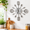 Sliver, variant on Sliver 12.76 x 12.68 x 2.01 Inch Cutlery Design Silent Wall Clock