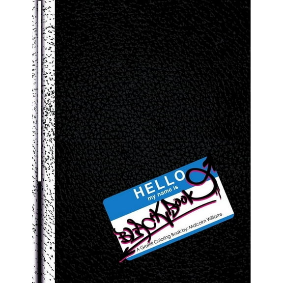 Black Book: A Graffiti Coloring Book, (Paperback)