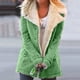 thumbnail image 1 of Pntutb Mujer Tallas grandes Invierno Cálido Compuesto Plushbutton Solapas Chaqueta Outwearcoat Liquidación Pntutb Pntutb-1836, 1 of 6