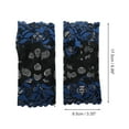 thumbnail image 4 of Unique Bargains Anti-slip Lace Manicure Gloves 1 Pair Blue, 4 of 6