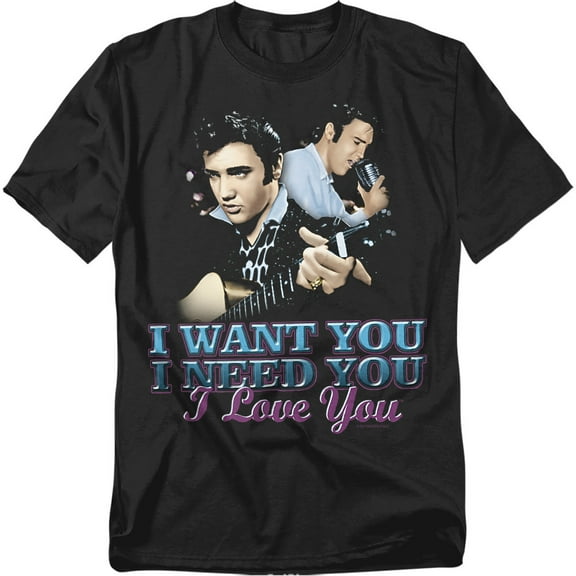 Elvis Presley T-Shirt I Want You Unisex Graphic Tee For Men & Women