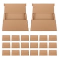 thumbnail image 1 of USHOBE 20Ud Caja Apilable Para Almacenamiento Y Envío De Álbumes Con Material Kraft Fuerte Color, 1 of 7