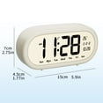thumbnail image 5 of Unique Bargains Loud Alarm Clock Three Alarms Black 5.9"L x 1.77"W x 2.75"H, 5 of 6