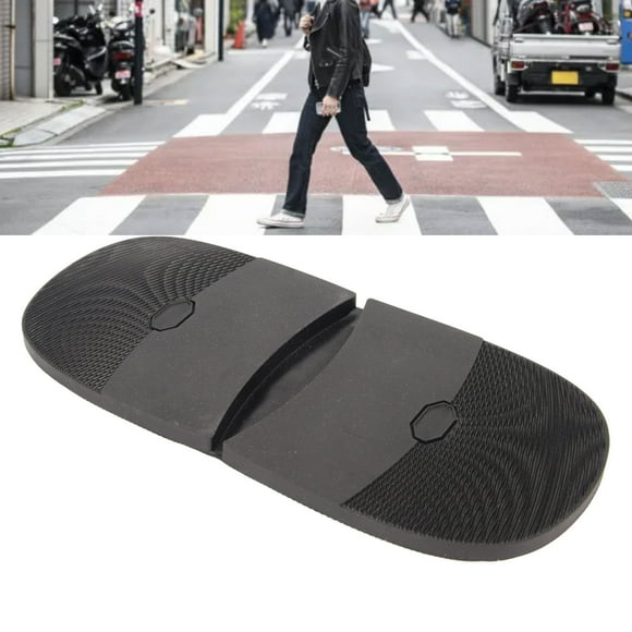 Shoe Rubber Heels Outsoles, Tear Shoe Repair Rubber Heels 2 Pairs SBR Relieve Discomfort For Daily Use