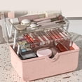 thumbnail image 3 of Organizador de Escritorio de Maquillaje Soporte de Tocador Caja de Almacenamiento de Baratija Estuche de almacenamiento de cosméticos, 3 of 5