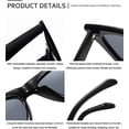 thumbnail image 3 of Gafas de sol redondas retro clásicas para mujer y hombre, gafas grandes, 3 of 6