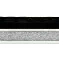 thumbnail image 6 of ACME Noralie Bench, Mirrored & Faux Diamonds, 6 of 6