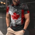 thumbnail image 5 of Afuyipoi Men's Print Button Shirt,Summer Lightweight Side Slit Casual T-Shirts Black M, 5 of 6