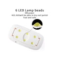 thumbnail image 3 of Nail Lamp 6w Mini Nail Dryer White Pink Uv LED Lamp Portable Usb Interface Very Convenient For Home Use ,Easy to Use, 3 of 7