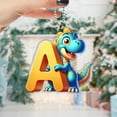 thumbnail image 7 of 26 Dinosaur Alphabet Christmas Ornaments, Single-Side Printed Acrylic Letter Decorations for Christmas Tree Decorations, Christmas Decorations Indoor, 7 of 7