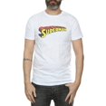 thumbnail image 3 of DC Comics Mens Superman Telescopic Crackle Logo T-Shirt, 3 of 5