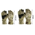 thumbnail image 6 of D-GROEE 1 Pair Winter Camouflage Gloves Warm Plush Lining Windproof Outdoor Sports Glove for Teenagers and Men Women, 6 of 8