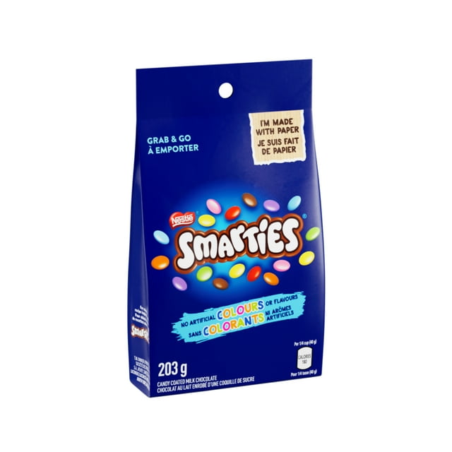 Smarties Regular Pouch 203g Chocolate Candy
