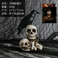 thumbnail image 4 of Halloween Lamp Halloween Street Lights Simulation Halloween Lantern Skull Table Lamp Retro Decor Night Light Funny Night Light Crow Lamp Halloween Floor Lamp, 4 of 11