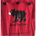 Lazy One Infant Flapjack one piece "Bear Bottom" Red 12M