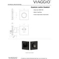 thumbnail image 7 of Viaggio Qadmltqad_Combo_234 Motivo Solid Brass Single Cylinder Keyed Entry Door Knob Set, 7 of 7