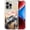 beautiful Mountain Hill, variant on Compatible with iPhone 14 Plus Case Flower Floral for Women Girls Girly Cute Phone Protector Clear with Design, Multicolored Flowers and Branches