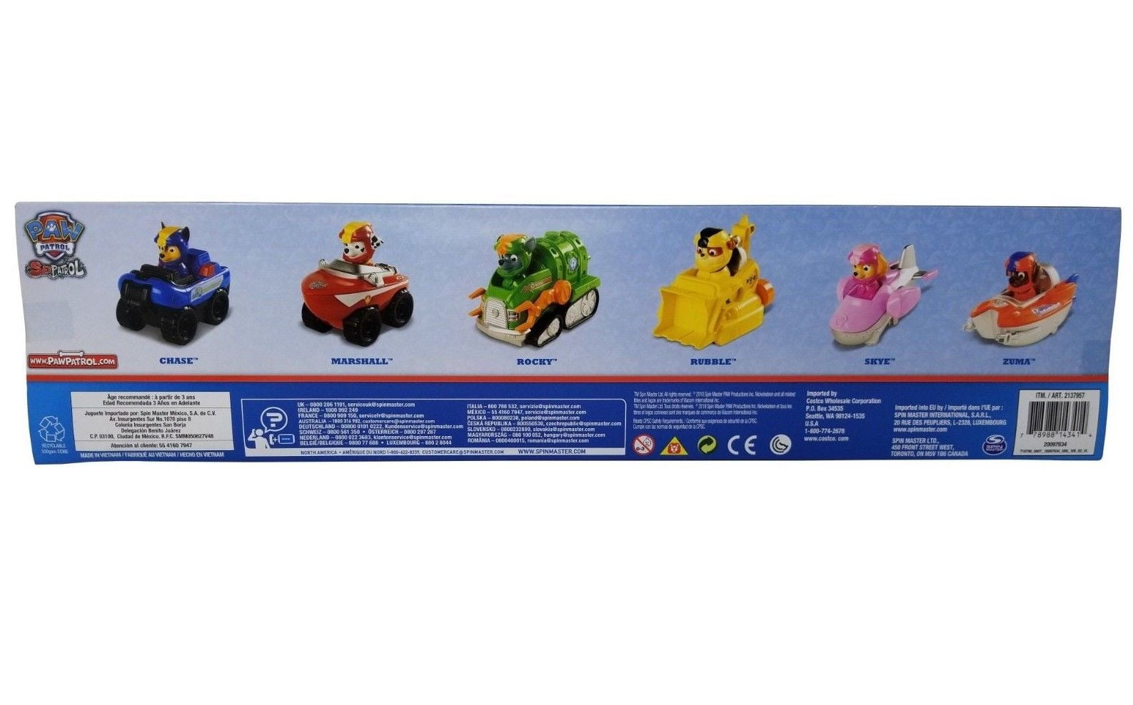 paw patrol sea patrol racer gift set