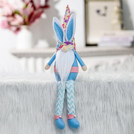 WREESH Poupée sans visage de Pâques lapin lapin cadeau de Pâques enfants  joyeux décor de fête de Pâques