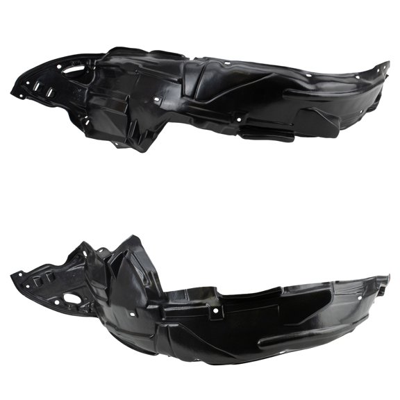 TRQ Front Inner Fender Liner Set Fits Select 2006-2011 Honda Civic HO1248130 HO1249130 HO1250106 HO1251106