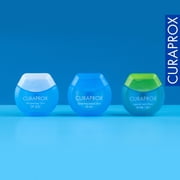 Curaprox DF 834 Dental Floss, Waxed Mint Flavour, 50m for Tight Interdental Spaces
