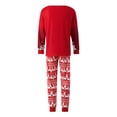 thumbnail image 3 of Family Matching Christmas Pajamas Set, Santa Print Long Sleeve Tops and Stretch Casual Pants Sleepwear, 3 of 7