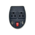 thumbnail image 3 of Tripp Lite 200W Car Power Inverter with 2 Outlets & 2 USB Charging Ports, Cup Holder Design, Auto Inverter (PV200CUSB),Gray, 3 of 7