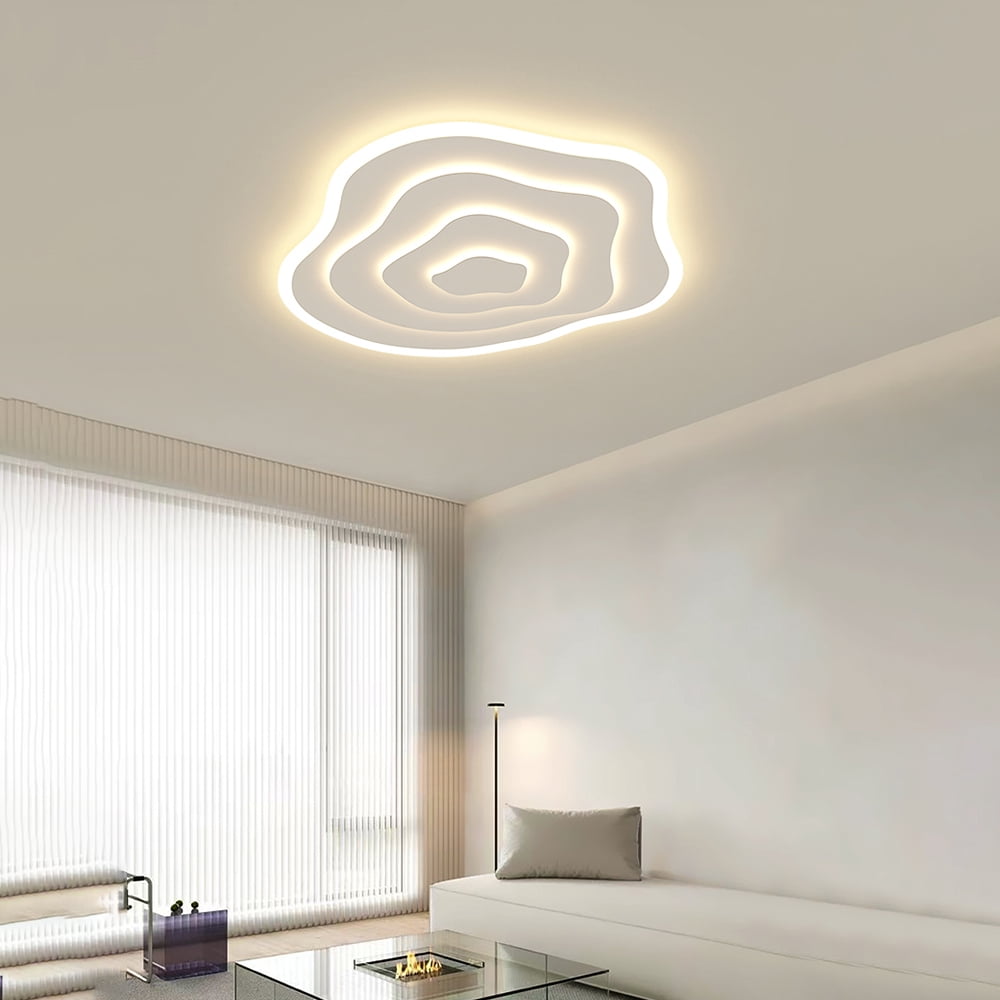 Arturesthome Nordic Minimalist Flower Acrylic Ceiling Light For Bedroom