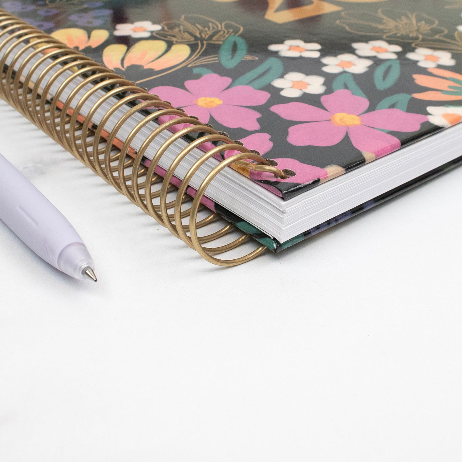 bloom daily planners 2026-2027 Academic Planner, 13-Month Monthly & Weekly Hard Cover, 8.5" x 11", Blooming Wildly