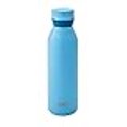 thumbnail image 3 of BUILT Cascade Double Paroi Bouteille d'Eau en Acier Inoxydable, 18 Onces, Bleu, 3 of 4