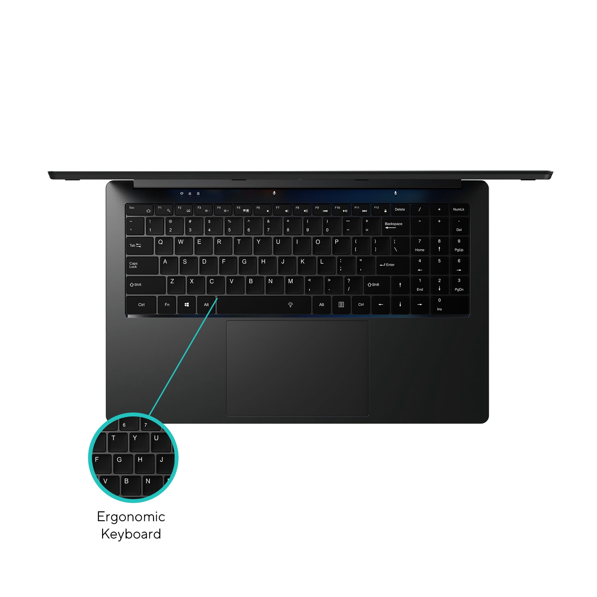 Core Innovations CLT1564BL 15.6" Laptop with Windows 10 S, Intel Celeron 3GB RAM 64GB Flash Storage (Black)