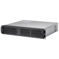 thumbnail image 1 of Rosewill 2U Server Chassis Rackmount Case | 4 3.5" HDD Bays | Micro-ATX Compatible |3 x 80mm PWM Fans | 2x USB 3.0 | Silver/Black - RSV-Z2600U, 1 of 9
