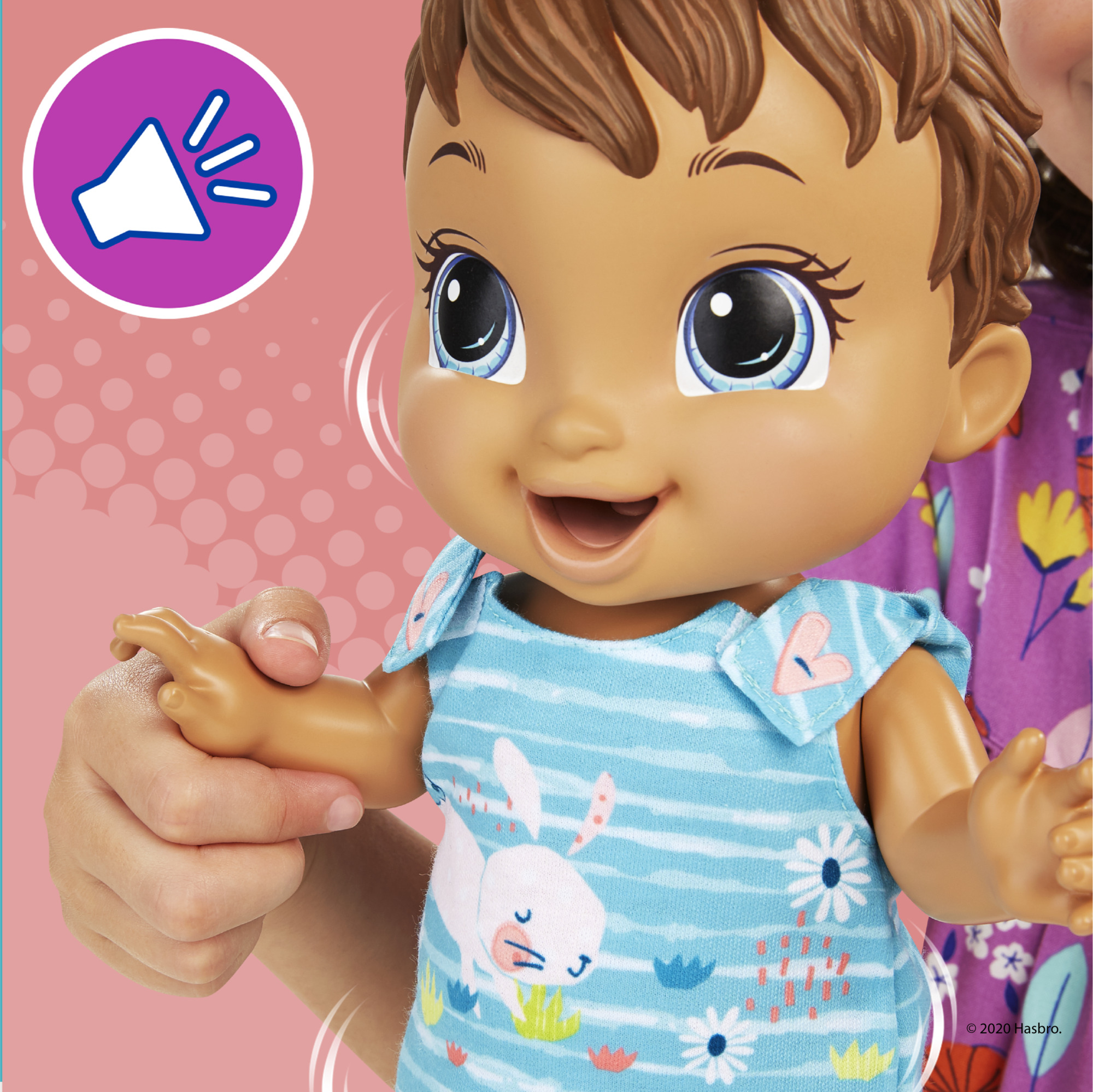 Baby Alive Baby Gotta Bounce Doll, Bunny, Bounces with 25+ SFX - image 4 of 7