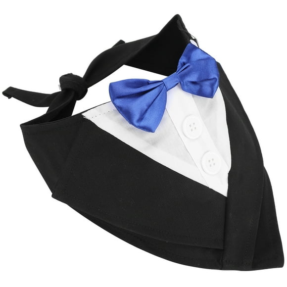 Pet Bow Tie Shirt, Multi Purpose Soft Lovely Dog Suit Comfortable For Medium Dogs For Large Dogs Blue L