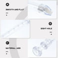 thumbnail image 4 of LOLIPPYY Traditional Wind Instrument Recorder Flute 8 Hole Transparent Plastic with Accurate Air Tight Design, 4 of 8