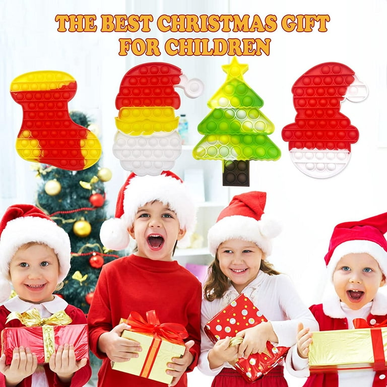  Pop It Game Fidget Kids Travel Games Toys/Pop It Toy Popular  Handheld Games for Teenagers Anti Anxiety Autism Relief Birthday Party Gift  (Santa Claus) : Toys & Games
