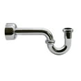 thumbnail image 6 of Westbrass Console Sink Supply Line Kit with P-Trap, Flanges and Cross Handles, Polished Nickel, 6 of 7