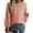 AA Pink, variant on Eytino Sweaters for Women Casual Crewneck Long Sleeve Sweaters Checkered Knit Pullover Sweater Oversized Ribbed Knit Pullover Tops Black Size L