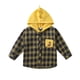 thumbnail image 1 of Gibobby Camisas De Vestir Niños pequeños de manga larga a cuadros estampados Tops camisa abrigo Sudadera con capucha conjunto de ropa para niños ropa(Amarillo, 2-3 Años), 1 of 5