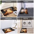 thumbnail image 3 of Castle Cool Fire Dragon Front Door Mat, Indoor Mats for Bedroom Bathroom Kitchen, Floor Mat Non-Slip, Soft Carpet Floor Cover Machine Washable Entryway Mat - 20x31.5in, 3 of 5