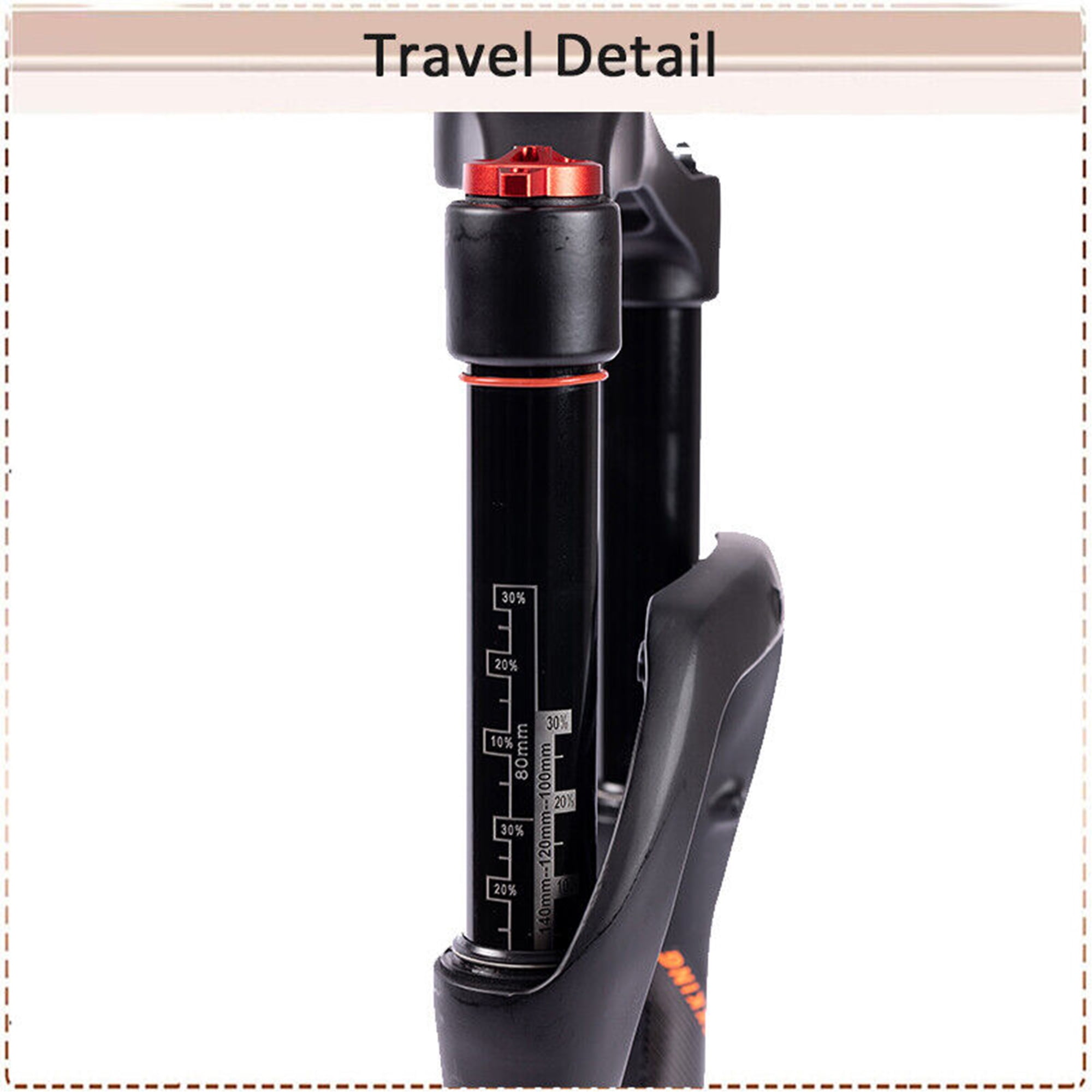 BUCKLOS 20 inch Air MTB Suspension Fork 4.0 Fat Tire 140mm Travel Spacing Hub 135mm 1 1 8 Straight Tube Manual Lockout 9mm QR Mountain Bike Front Forks fit Snow Beach XC E Bikes