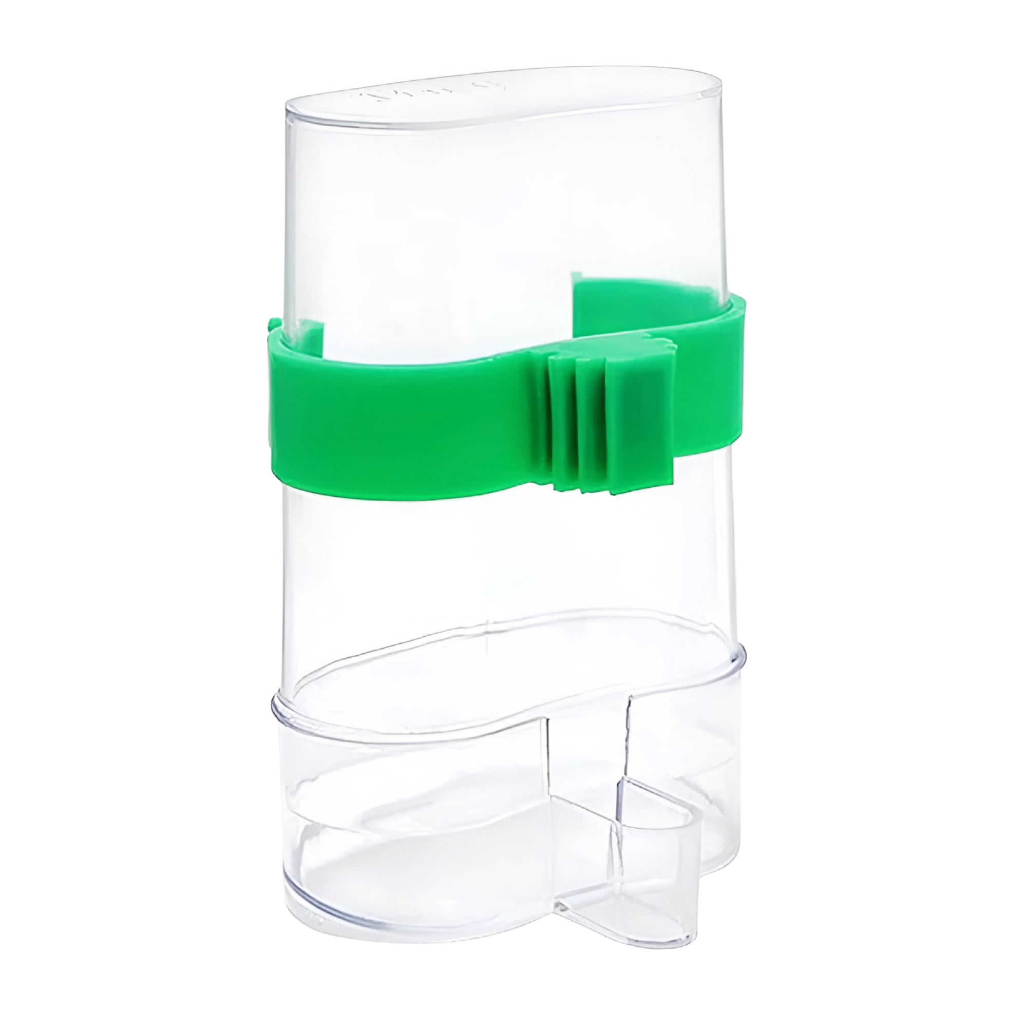 ACDANC Automatic Bird Water Dispenser Bird Drinking Feeder Transparent Bird Cage Water Fountain for Budgie Cockatiel Lovebird Canary Finch Bird Water Feeder Green