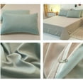 thumbnail image 4 of Ohmyroo Complete 4-Piece Bedding Ensemble with Fresh Color Palette, Soft Comfort Fabric Sheet Set for Modern Bedrooms and Guest Room Decor, 4 of 6