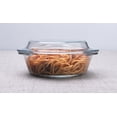 thumbnail image 2 of Round Tempered Glass Casserole Dish with Glass Lid - 1.0Liter, 2 of 6